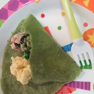 もちもちクレープ★簡単！激うま！野菜嫌いの子どもに